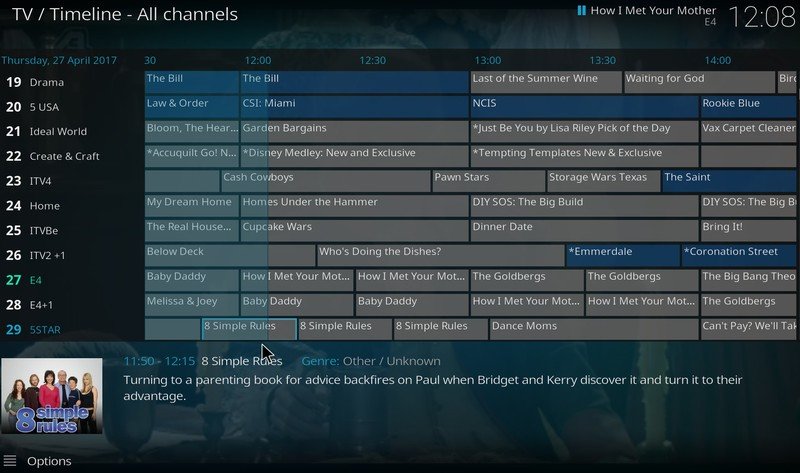 Kodi live TV