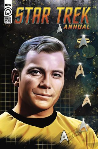 Cover variant for IDW Publishing's "Star Trek Annual 2023."