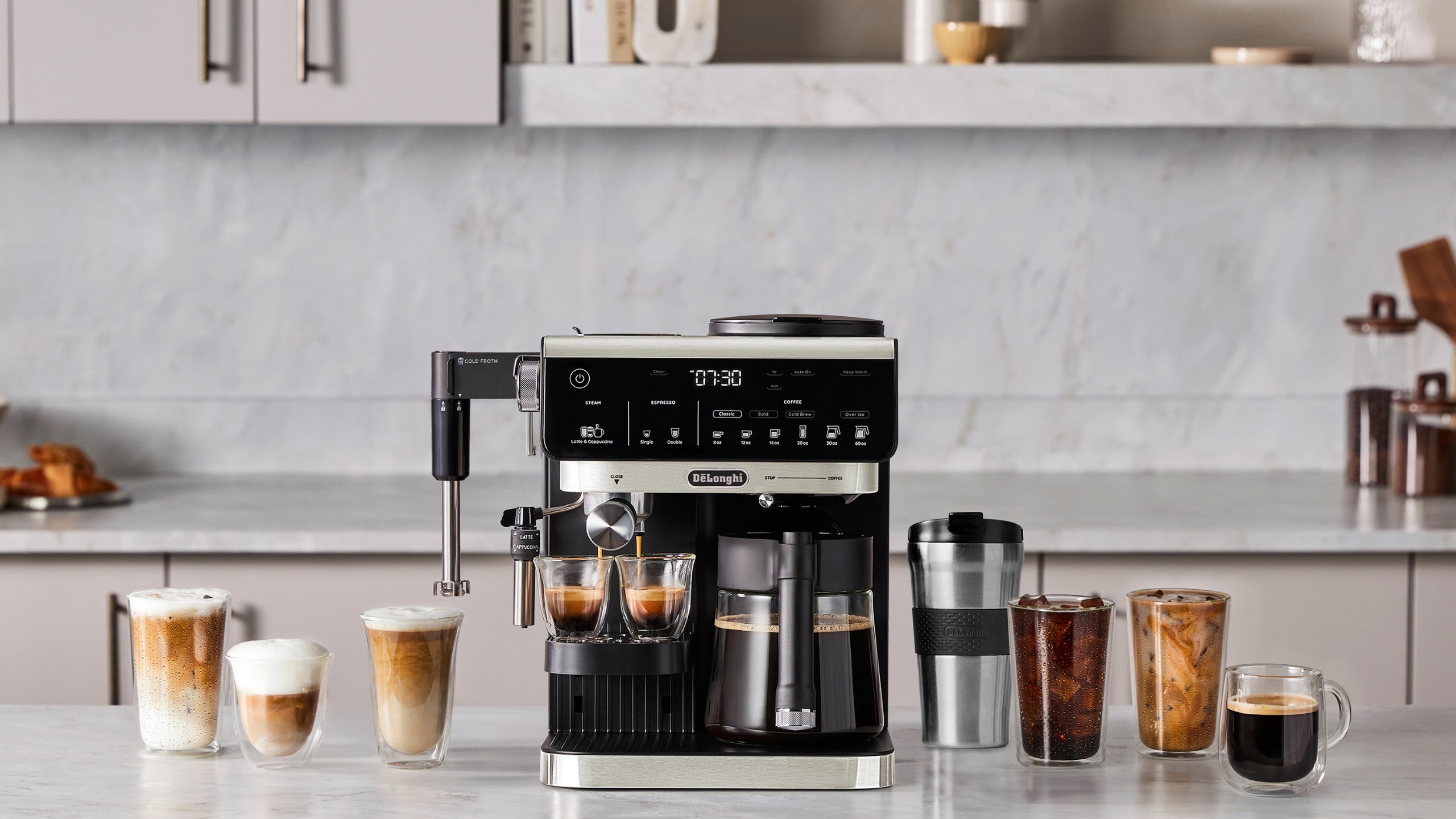 De'Longhi All-in-One Combination Coffee &amp;amp; Espresso Machine