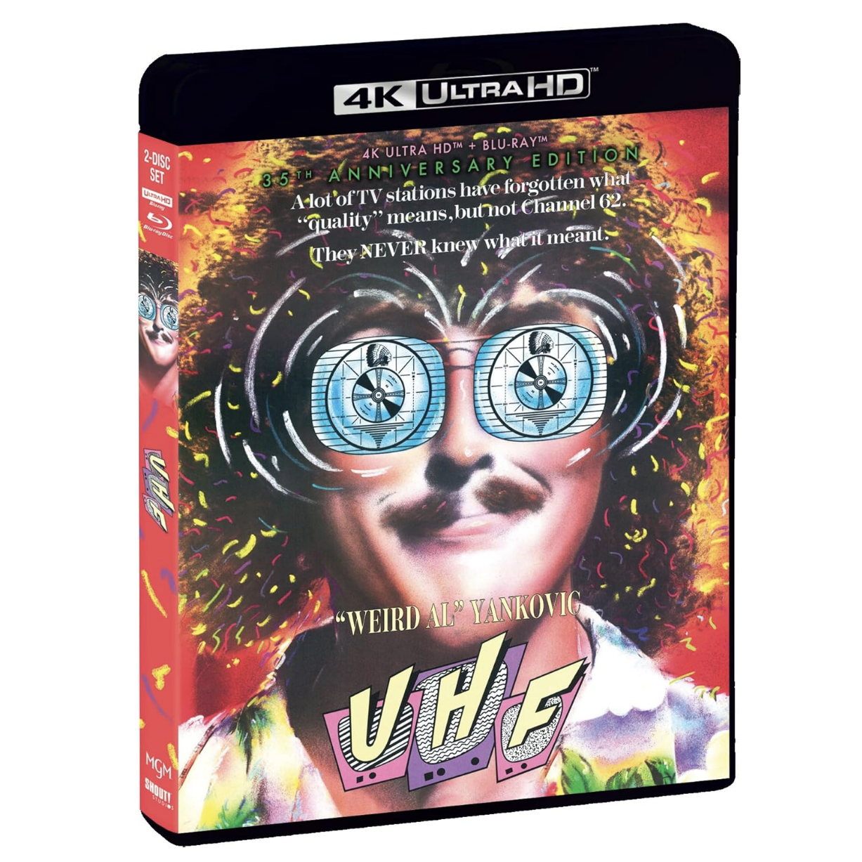 Cover of UHF's 35th anniversary 4K Blu-ray
