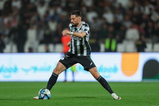 Yannick Carrasco on the ball for Al-Shabab against Al-Nassr in February 2024.