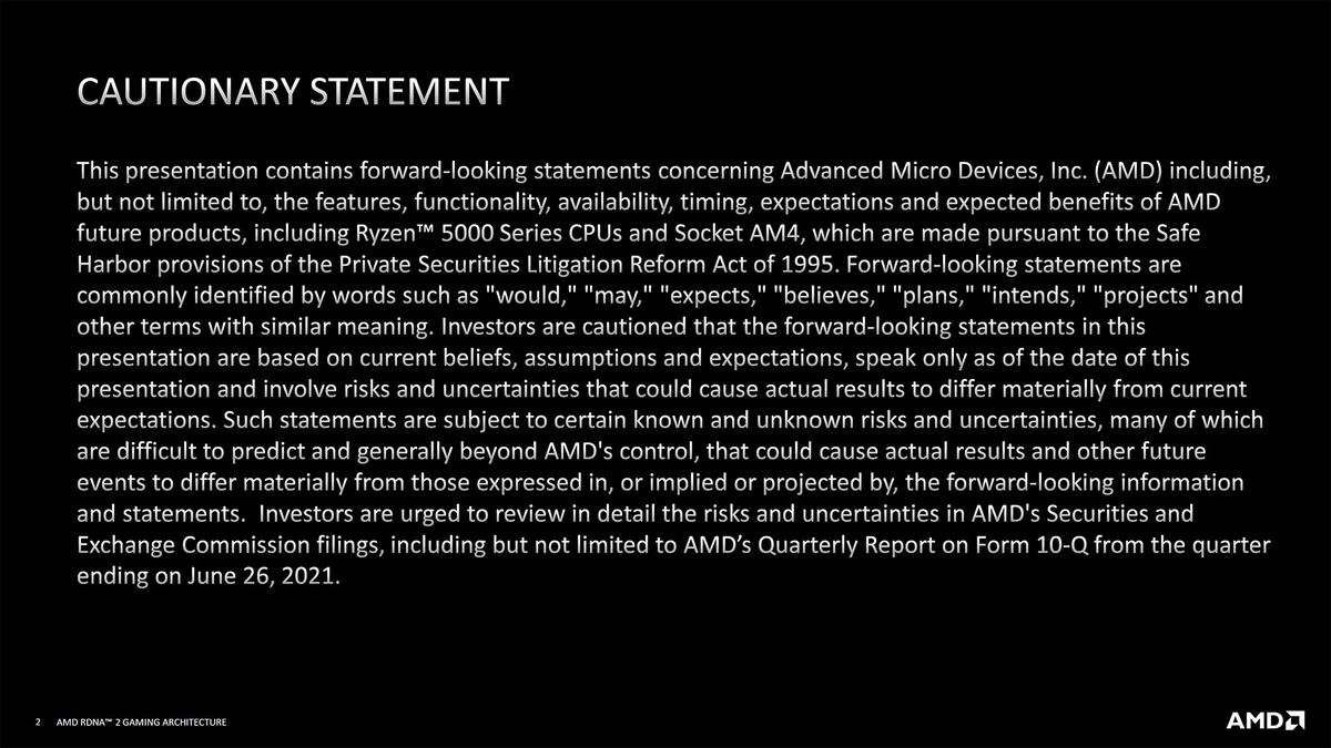 AMD RDNA2 Architecture