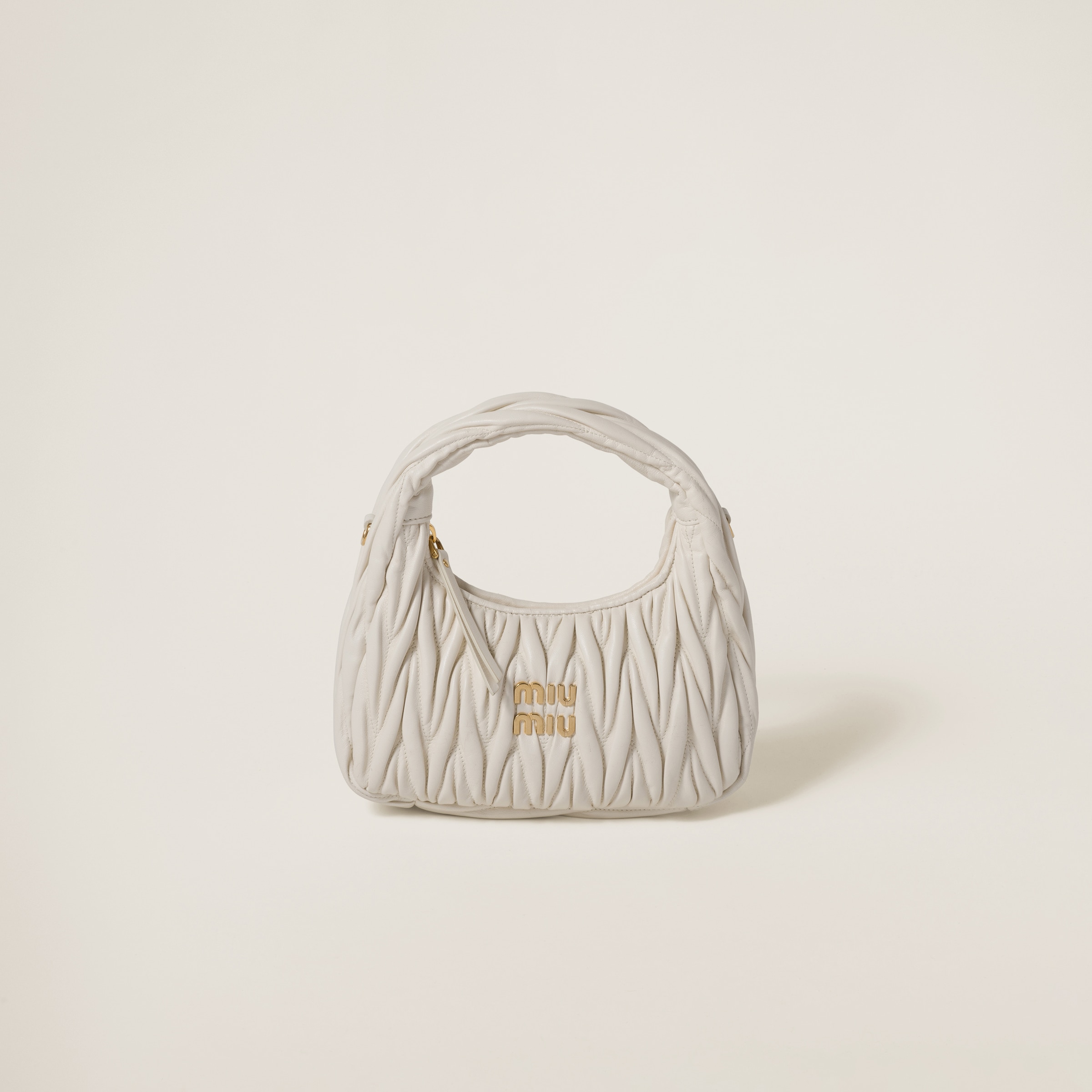 Wander Matelass&amp;eacute; Nappa Leather Hobo Bag