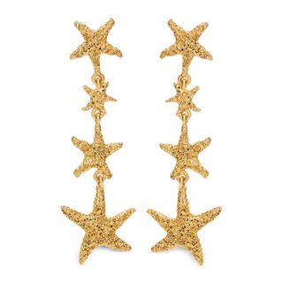 Oscar de la Renta Starfish drop earrings