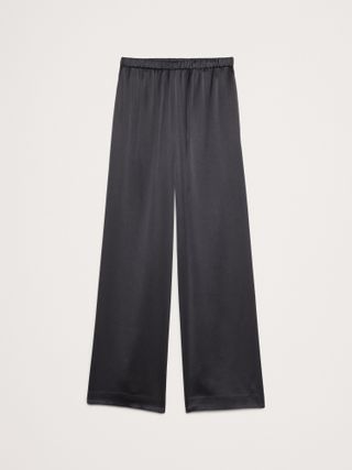 Banana Republic, Pull-On Wide-Leg Silk Pant