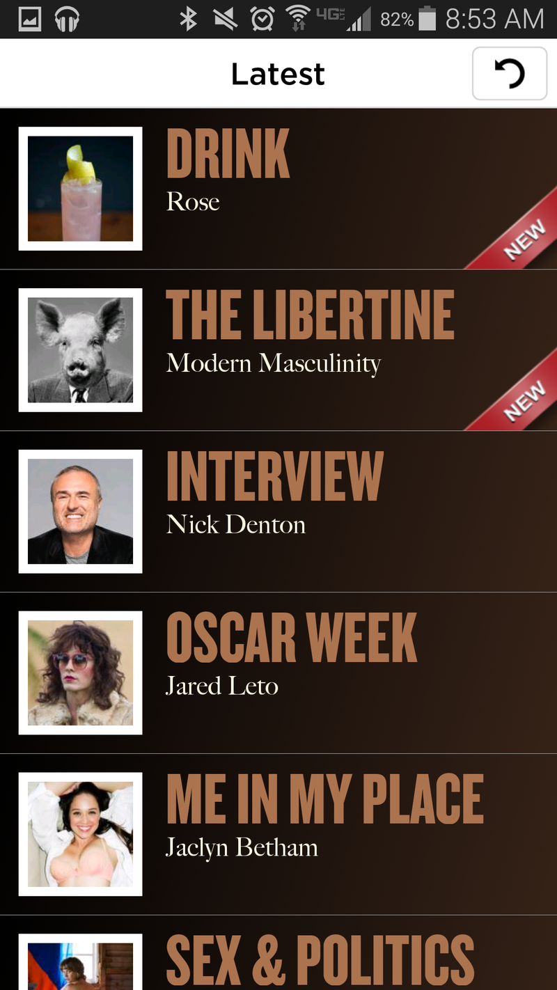 Playboy Android app