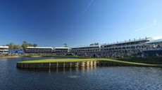 The 17th hole at TPC Sawgrass