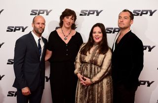 Jason Statham, Miranda Hart, Melissa McCarthy and Jude Law at the Spy premiere