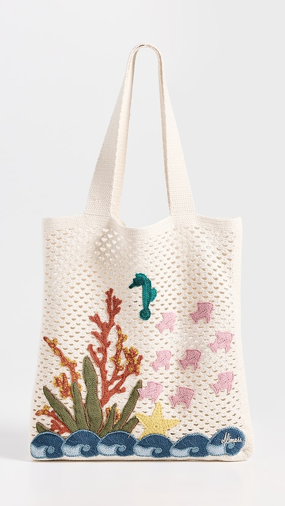 AlÉmais Splash Crochet Tote