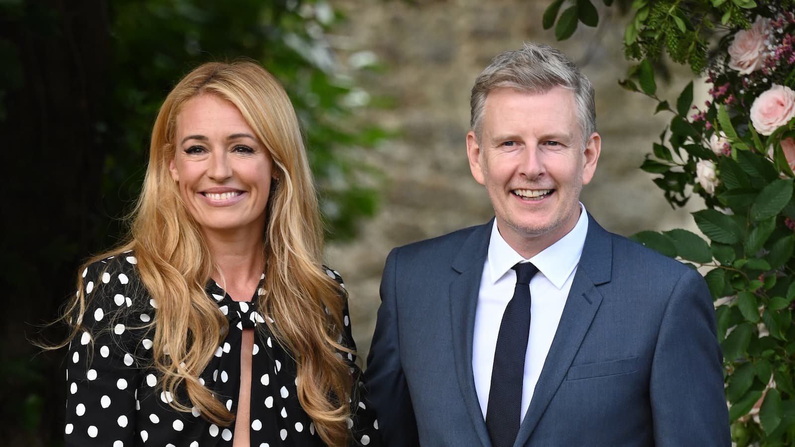 Cat Deeley and Patrick Kielty at a wedding