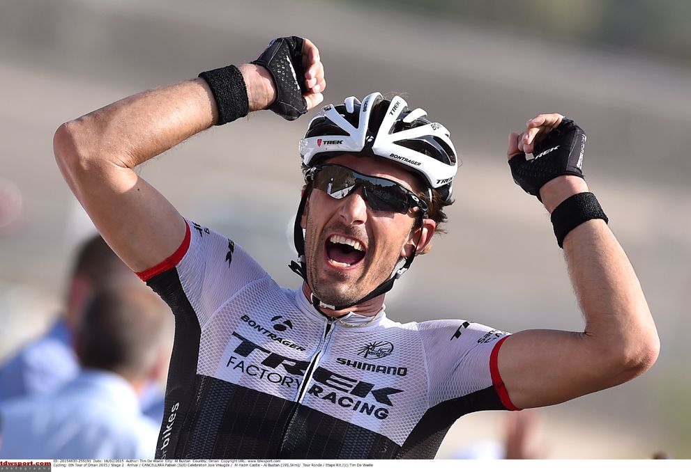 Fabian Cancellara (Trek Factory Racing) wins stage 2 of the Tour of Oman