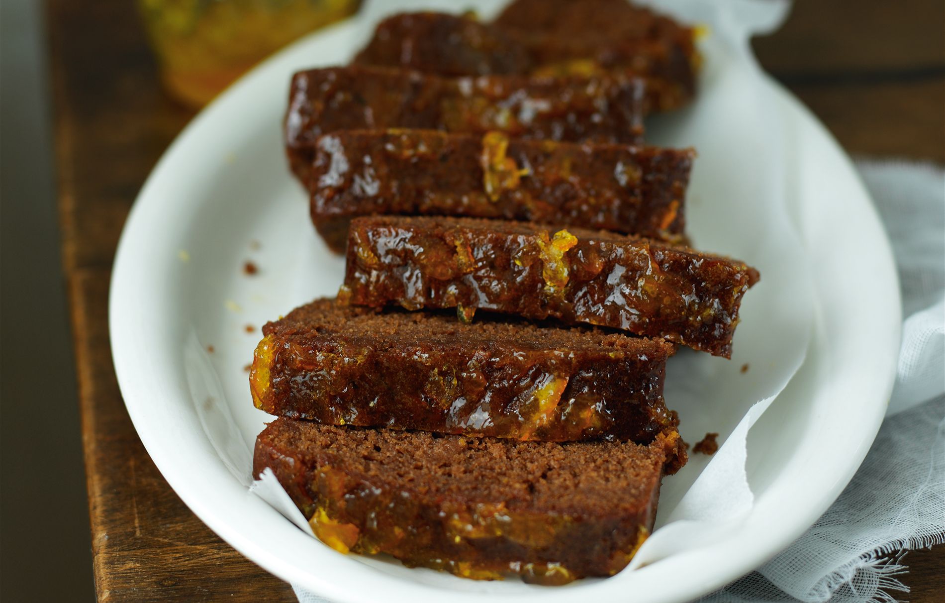 Sticky Jaffa loaf recipe