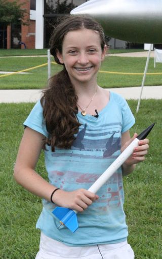 With a Rocket at Goddard Space Flight Center