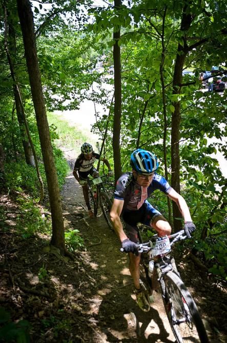 NUE Champion Christian Tanguy and David "Tinker" Juarez in an early breakaway