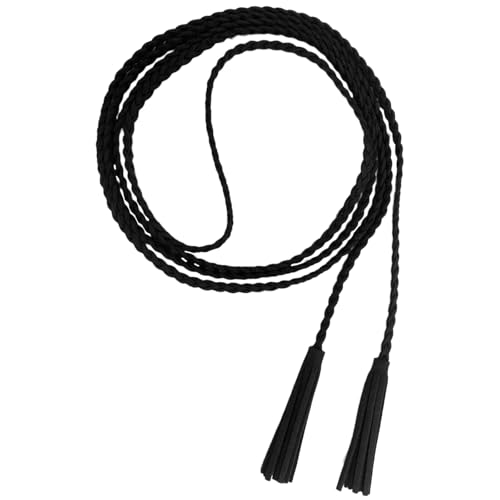 Nanxson Women's Belt Braided Grocery Store Chain Belt Belt Belt Skirt Dress PDW0042 (Black)