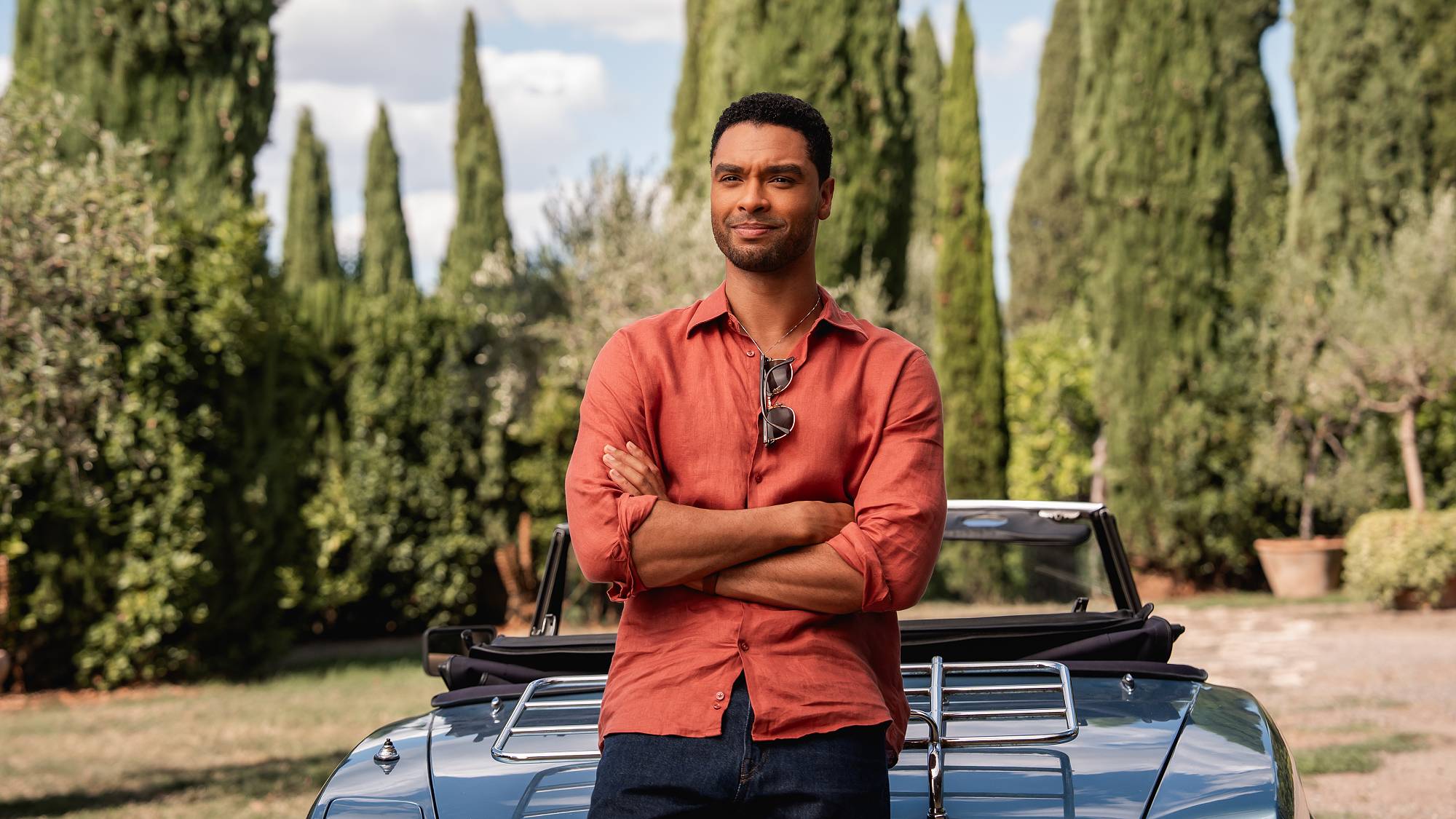 Reg&amp;eacute;-Jean Page as Michael in "You, Me &amp;amp; Tuscany" film (2026)