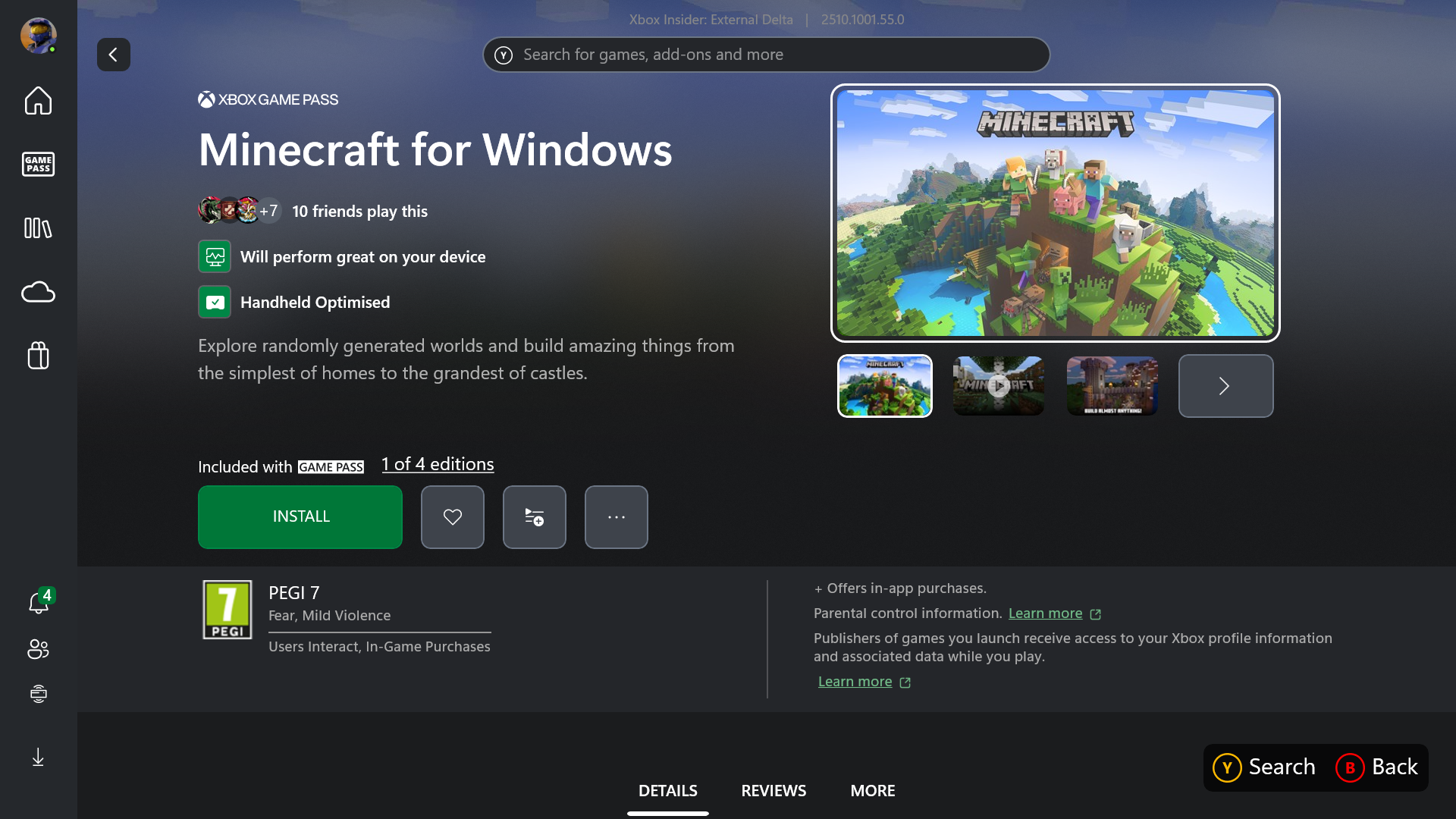 Xbox App compatibility indicators