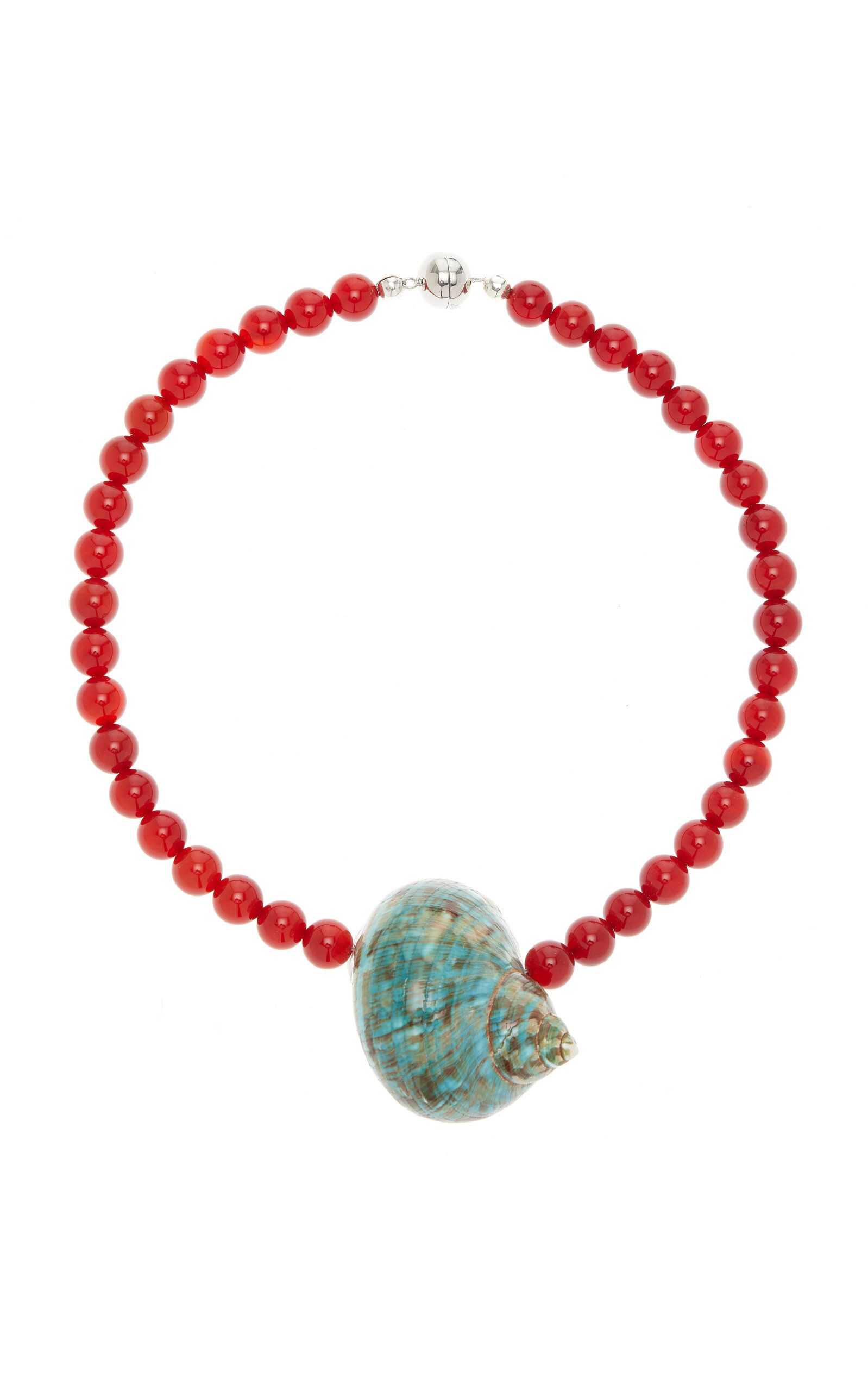 Exclusive Sardinia Carnelian Shell Necklace