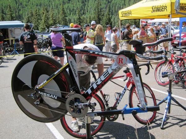 Levi Leipheimer (RadioShack) stuck with his usual Trek Speed Concept to take the win on stage 3.