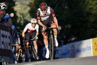 Tirreno Adriatico 2022 - 57th Edition - 4th stage Cascata delle Marmore - Bellante 202 km - 10/03/2022 - Tadej Pogacar (SLO - UAE Team Emirates) - photo Ilario Biondi/SprintCyclingAgencyÂ©2022