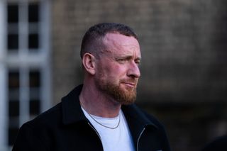 CAMBRIDGE ENGLAND MARCH 17 Sir Bradley Wiggins poses during his visit to The Cambridge Union on March 17 2023 in Cambridge England Photo by Nordin CaticGetty Images For The Cambridge Union