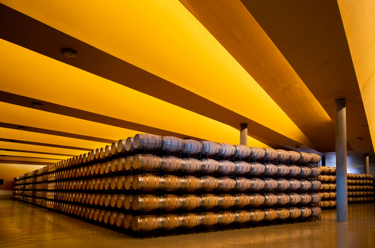 Faustino barrel room