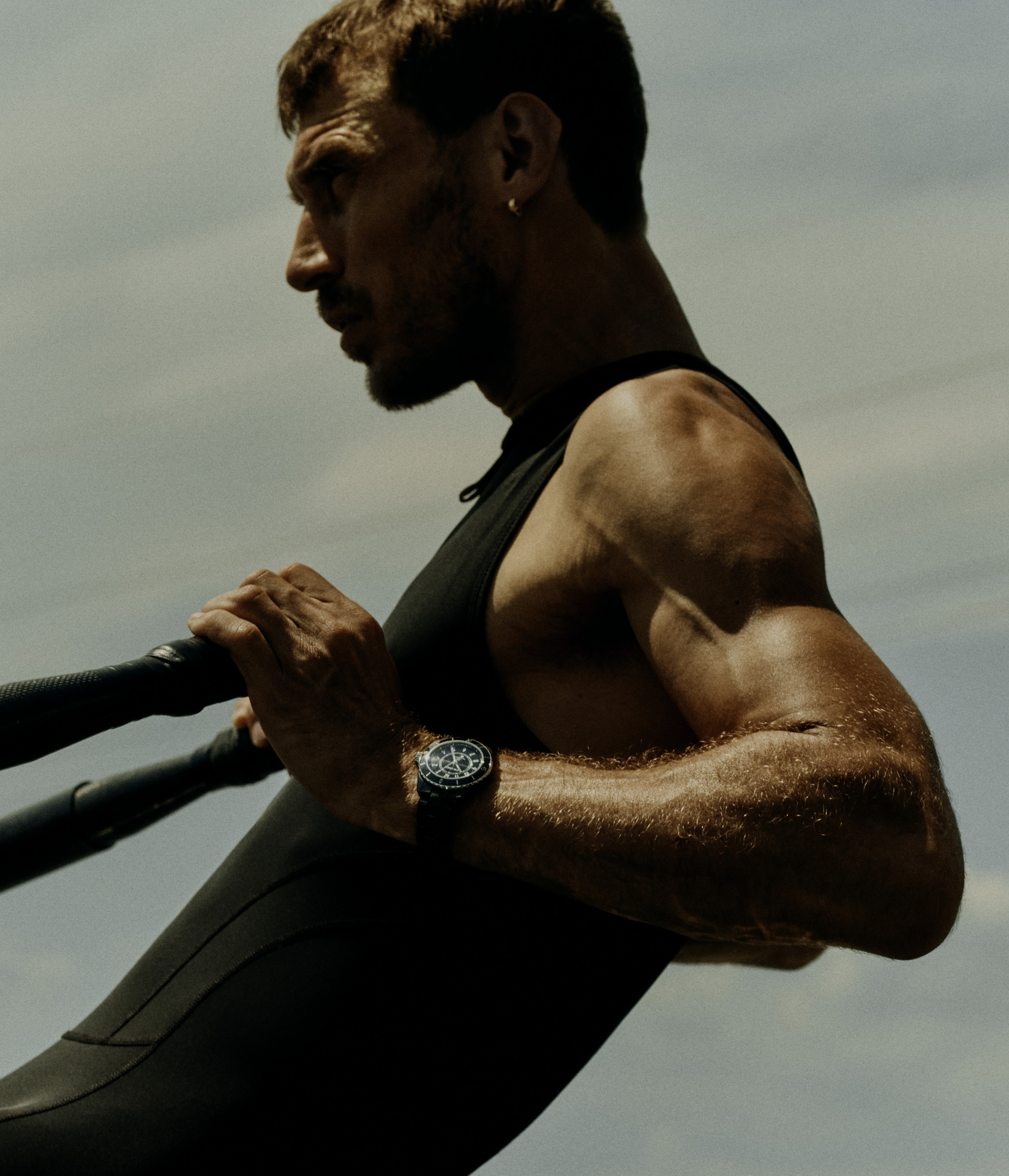 Cl&amp;eacute;ment Chabernaud in Chanel J12 watch campaign