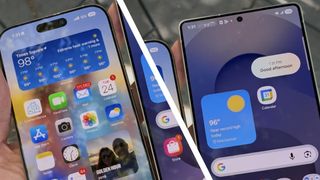 iPhone 16 Pro Max vs Samsung Galaxy S25 Ultra heat wave test