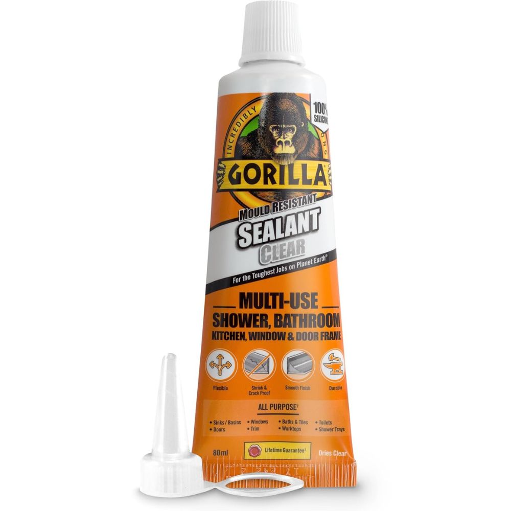 Gorilla Mould Resistant Sealant Clear small cut out on white background