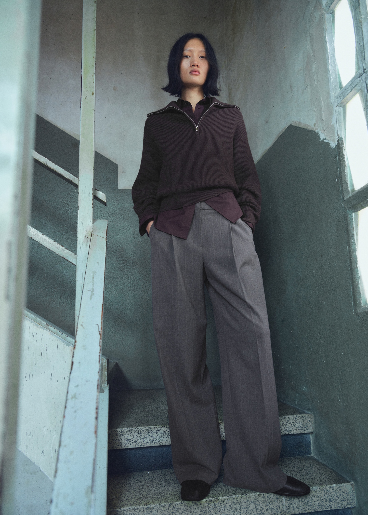 Pleated Wide Leg Trousers - Women | Mango United Kingdom