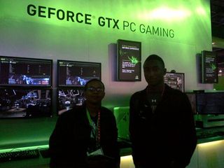 At the NVIDIA Booth