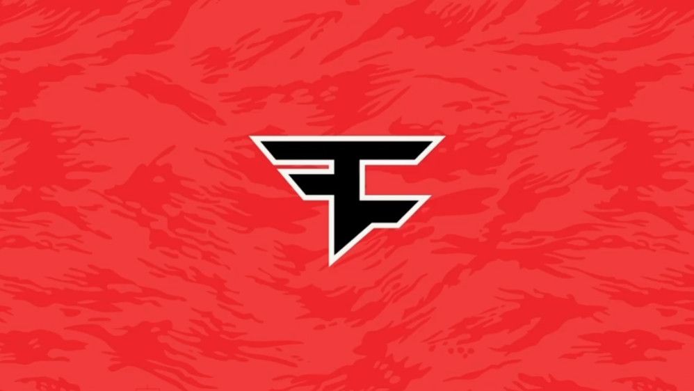 FaZe logo on red