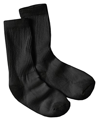 Hanes Womens 10-Pair Value Pack Crew Fashion Liner Socks, Black, 5-9 Us