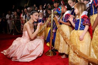 Rachel Zegler attends the World Premiere of Disney's Snow White at El Capitan Theatre in Hollywood, California on March 15, 2025.