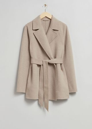 Short Belted Wool Coat