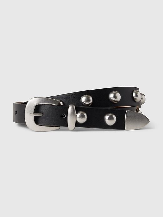 Gap, Vegan Leather Studded Belt
