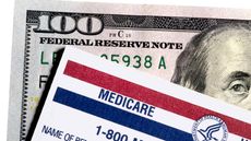 A Medicare card and money.