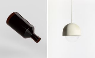 Left: 'Universal Bottle', by Felix de Pass; Right: 'Cast Light', by Studio Vit.