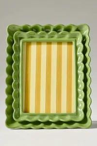 Anthropologie Philippa Scalloped Picture Frame
