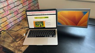 CopGain portable monitor for MacBook
