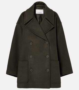 Marian Oversized Wool-Blend Peacoat