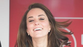 Catherine, Duchess of Cambridge officially starts the 2017 Virgin Money London Marathon elite men's and mass race, which includes the Heads Together team, at the 2017 Virgin Money London Marathon on April 23, 2017 in London, England.