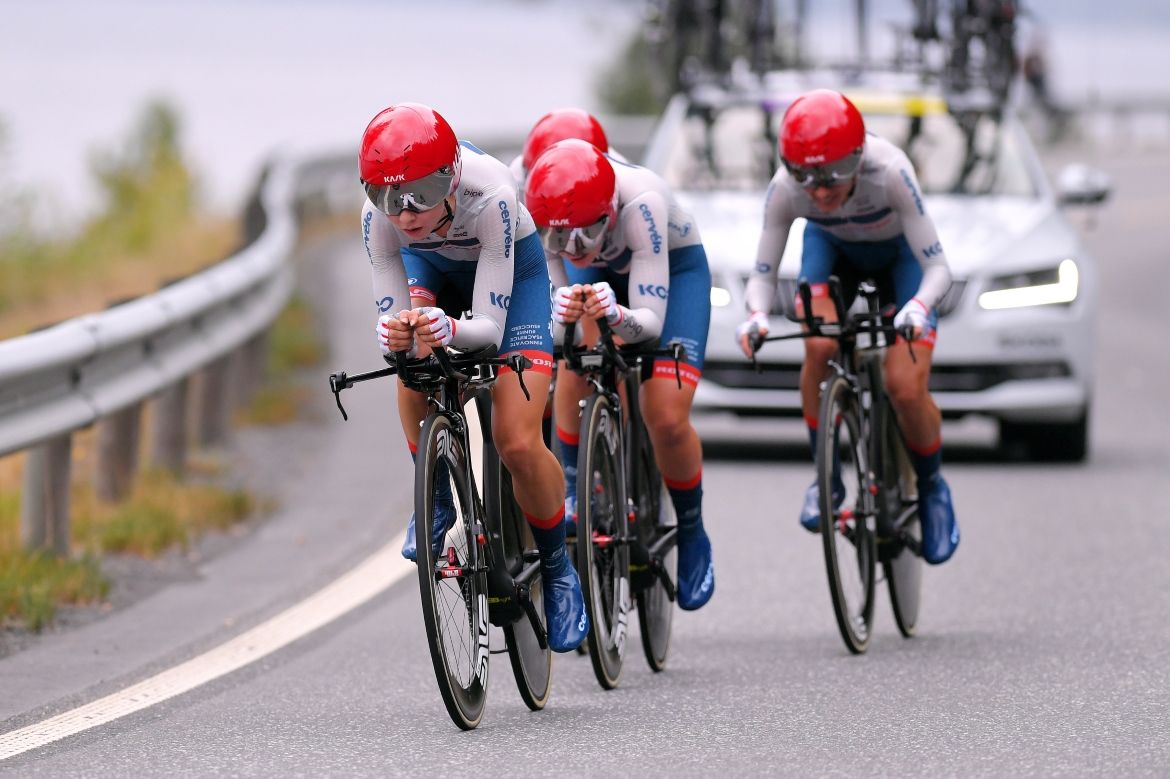 Cervelo-Bigla were third in the Ladies Tour of Norway TTT