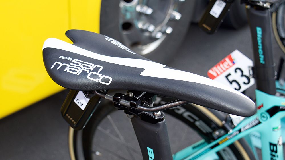 George Bennett's Bianchi Oltre XR4 - Selle San Marco Saddle