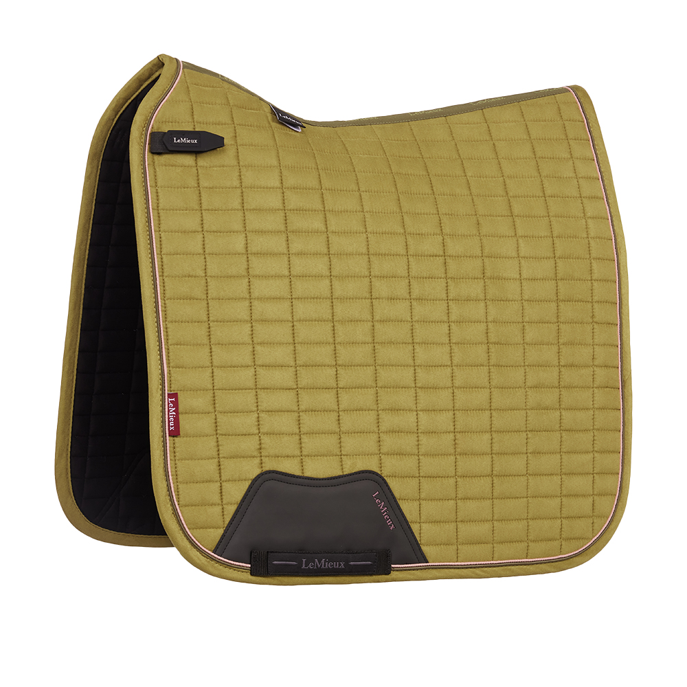 LeMieux Suede dressage pad Gooseberry