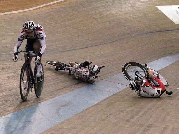 The handlebars are not very soft to land on.