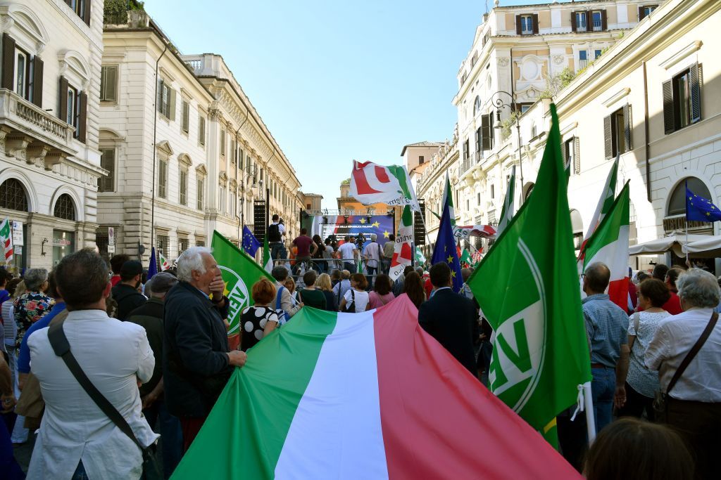 Italian flag.