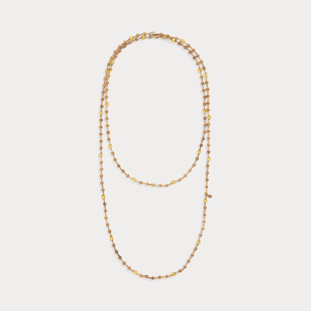 Beaded Quartz Necklace