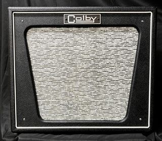 A photo of the Colby Elpico AC55 1x12 combo provided by Mitch Colby for use with Guitar Player's review of the amp