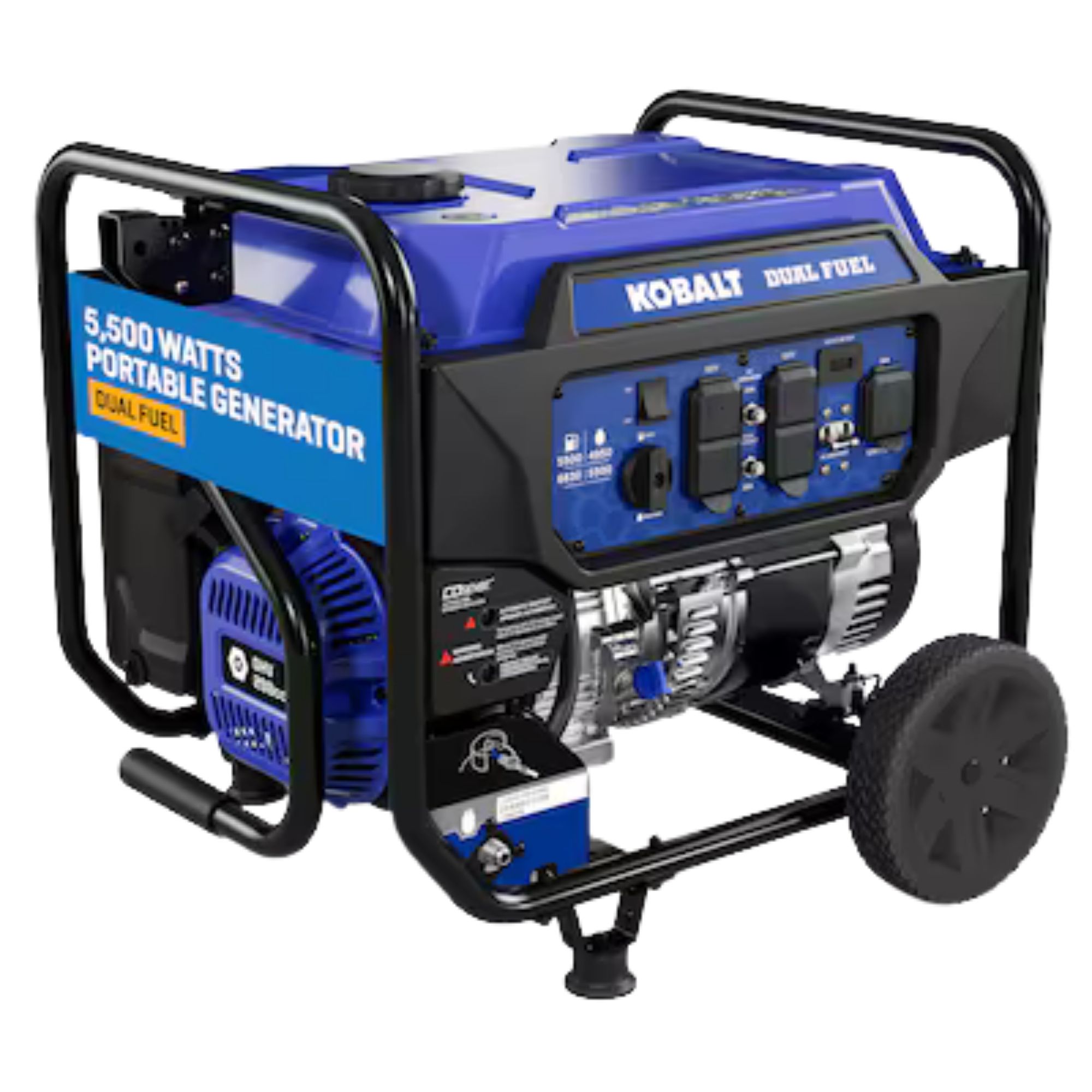Kobalt 49 State 6830/5500 Watt Dual fuel Portable Generator